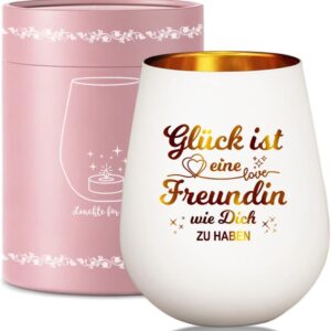 Glass Lantern with Saying Tea Light Holder Gift for Best Friend