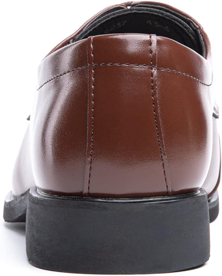 Men's Oxford Derby Shoes Brogues Leather Shoes Wedding Shoes Lace Up Shoes Classic Business Lace-Up Shoes Blue Gold Grey Red Black Brown Khaki 37-48 – Bild 5