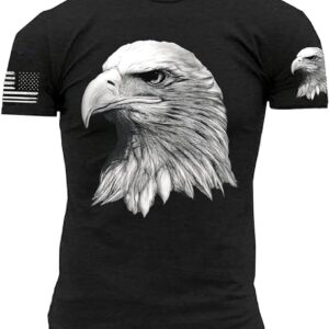 American Flag T-Shirt Men's American Flag T-Shirt, Bald Eagle Eagle, Patriotic/Patriotic, USA Tea Gift, Father's Day