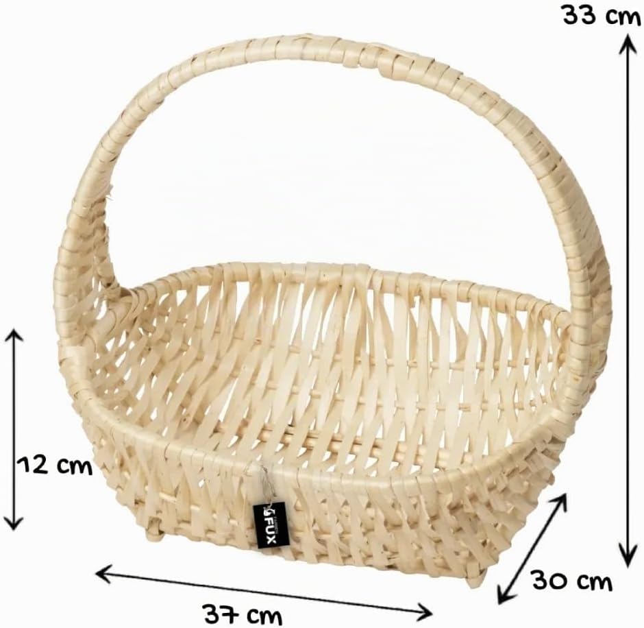Gift Basket Set Willow Light Braided Handle Baskets Pack of 5 Gift Baskets – Bild 5