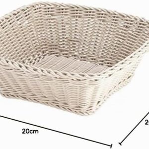 Westmark 02096310101 Square Basket 19 x 19 x 7.5 cm White