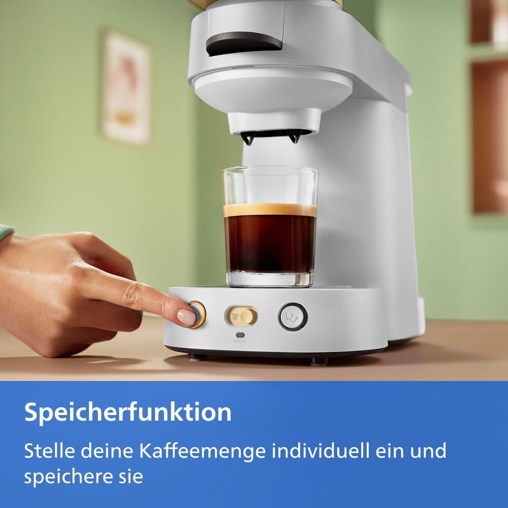 PHILIPS Senseo Vibe Compact Coffee Pod Machine, White, 2 Specialities – Bild 5