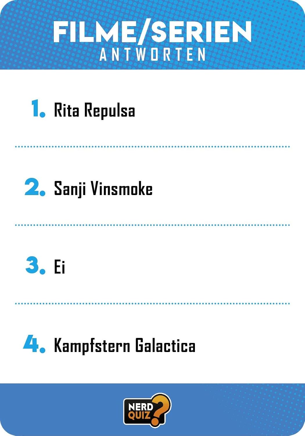 Nerd Quiz - das Kartenspiel: 260 Fragen rund um Games, Filme und Popkultur | Präsentiert von Rocket Beans TV! | Quizspiel für große Runden und Kartenspiel für unterwegs – Bild 7