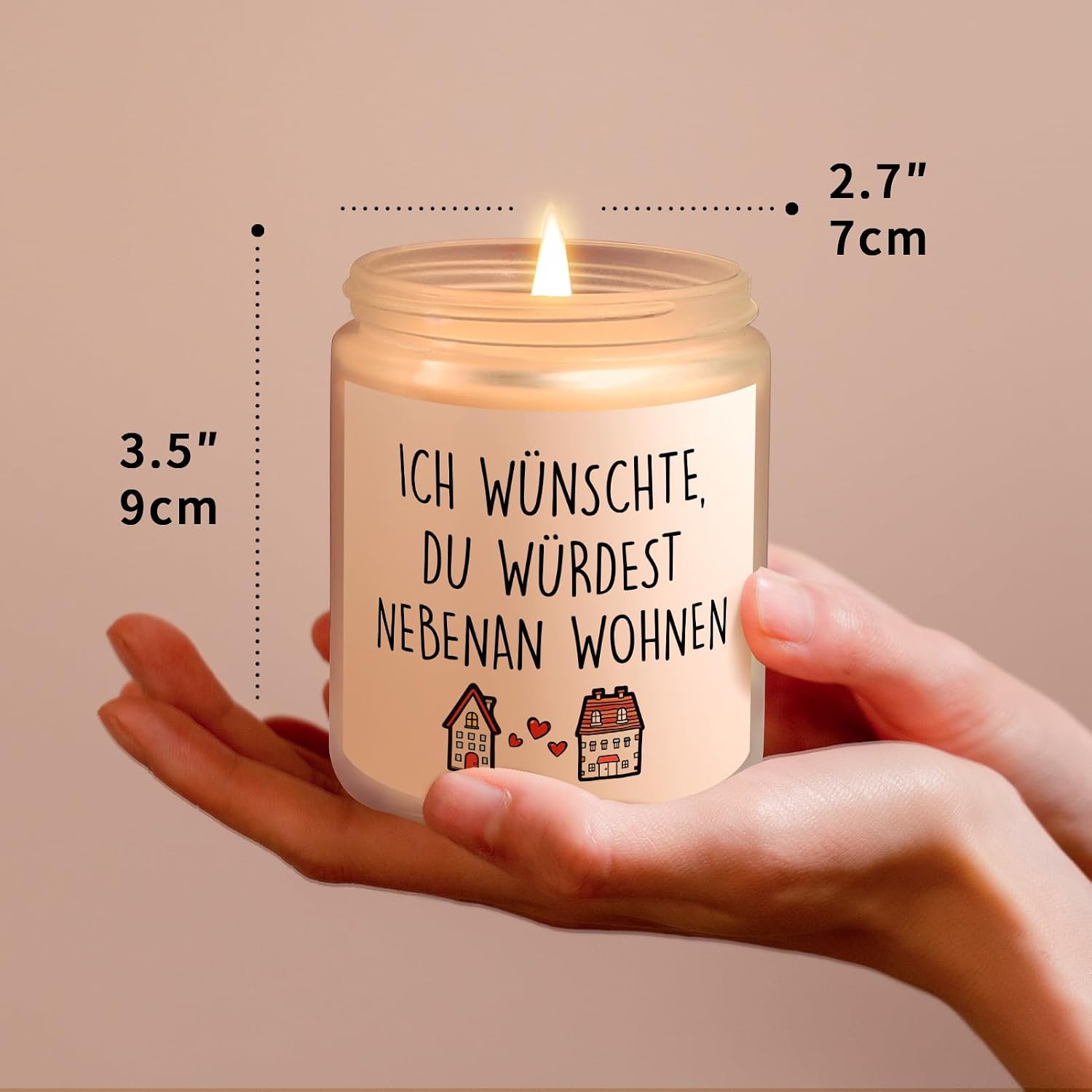 Gifts for Girlfriend - Scented Candle with Saying, Personalised Gifts for Women, Best Friend, Birthday Gift for Women, Birthday, Christmas, Christmas Gifts – Bild 3