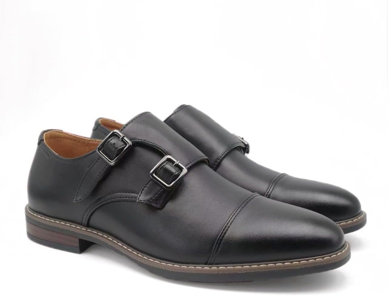 Finishing & Sewing Men's Monk Shoes with Double Strap – Bild 2
