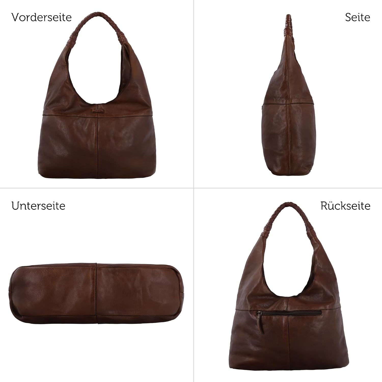 Gusti Leder Giulia Shopper with Inner and Outer Zip Compartment – Bild 6