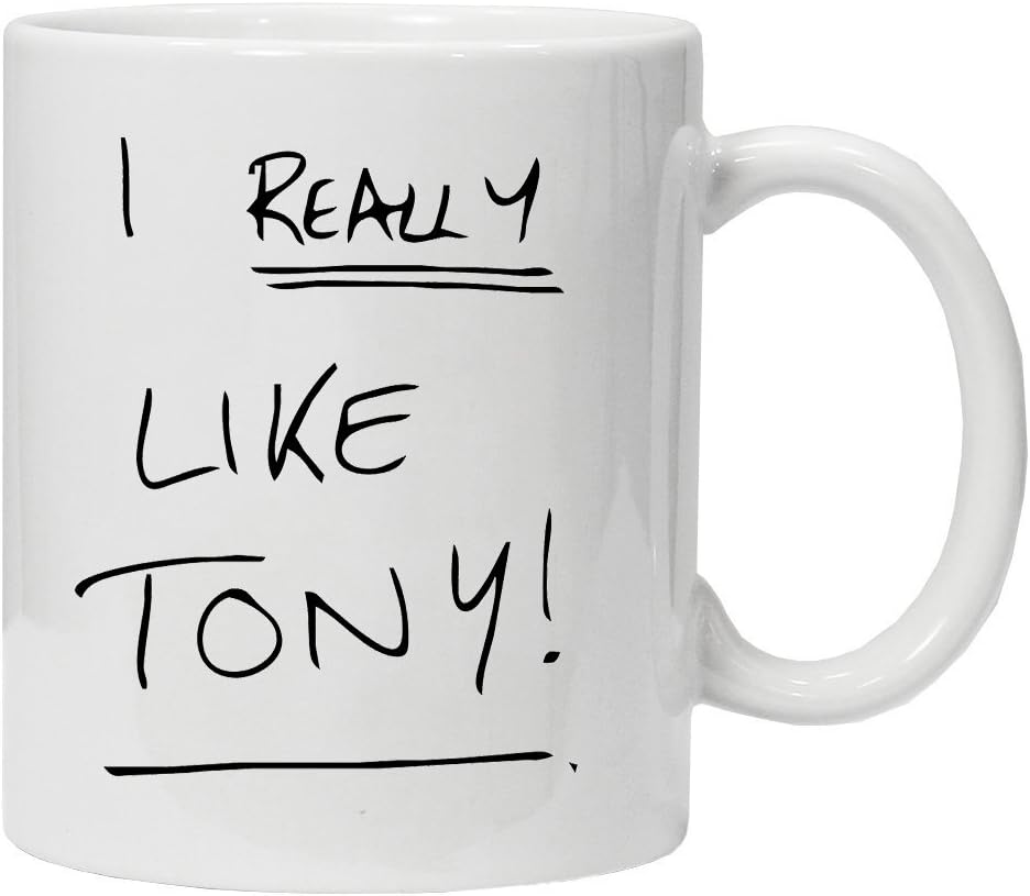 Father Ted inspired I Really Tony. Acen Studios – Fun Novelty White Ceramic Tea Coffee Mug 313 ml Coffee/Tea Mug – Perfect Valentines/Easter/Summer/Birthday, Anniversary or Christmas Gift