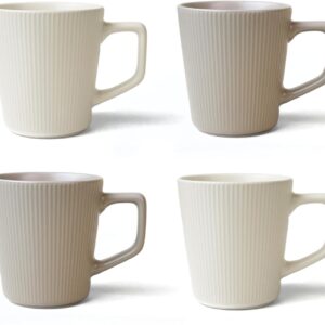 Cups 500 ml Coffee Cups Set of 4 Coffee Cups Porcelain Coffee Mug