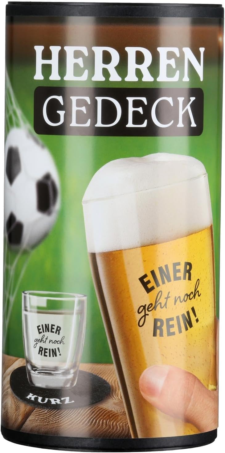 CULT at home Gift Set Men's Beer Glass Shot Glass "Einer geht noch rein" – Bild 7