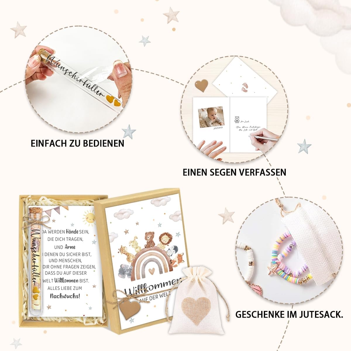 Gifts for Birth Girl & Boy, Card Birth Money Gift Box – Bild 5