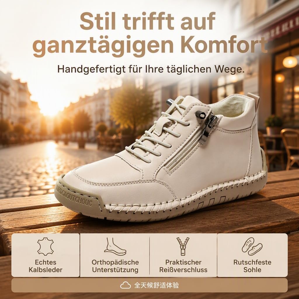 OrthopäDische Schuhe Damen Kalbsleder, Bequeme rutschfest – Bild 3