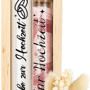 Wedding Gifts for Bride and Groom, Money Gift Wedding, Money Gifts Packaging with Gift Box, Test Tube, Candle, Creative Wedding Gift Money Ideas