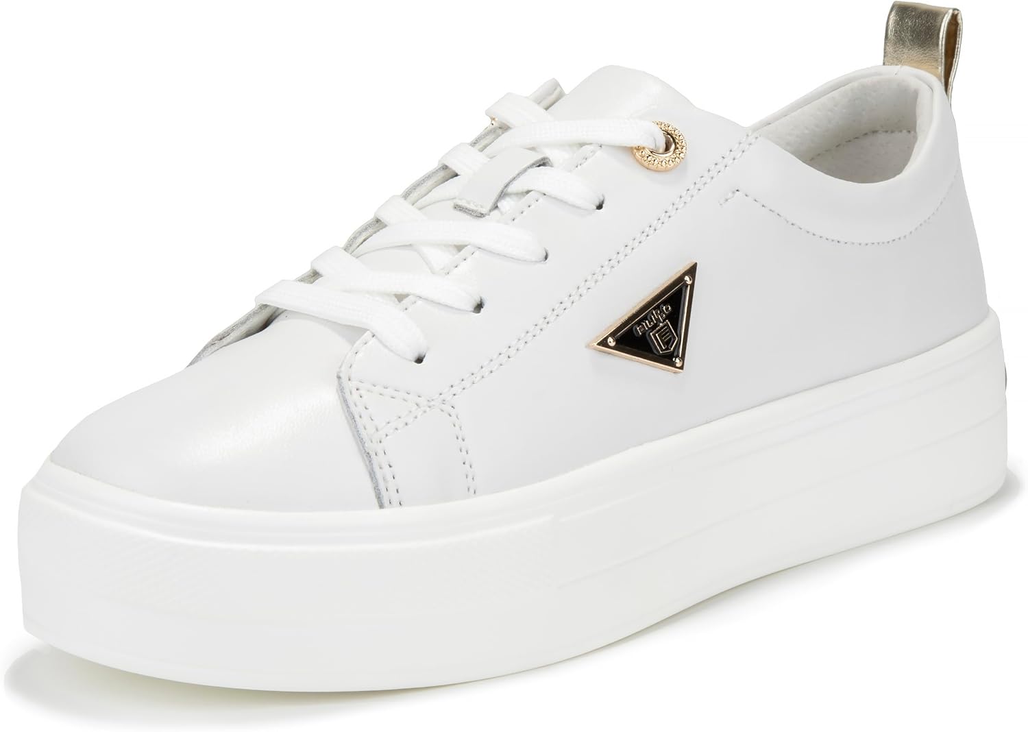 FILIPPO Platform Trainers Women's Leather Shoes Women's Trainers Leather Low Shoes