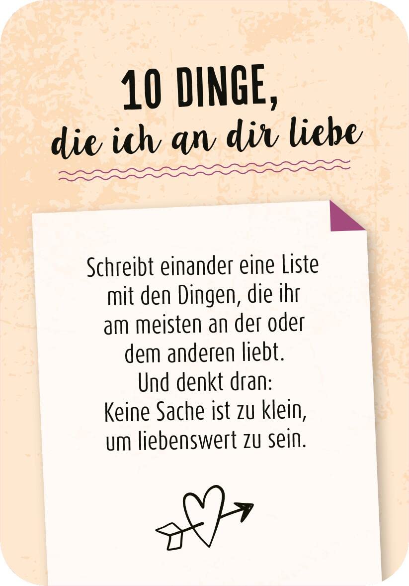 99 herrlich verrückte Ideen für euer Leben zu zweit: Bucket-List-Kärtchen für Paare, Geschenk zur Hochzeit oder zum Valentinstag – Bild 5