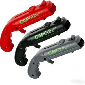 Pack of 3 Capgun Bottle Opener Gun, Funny Shootable Cap Gun