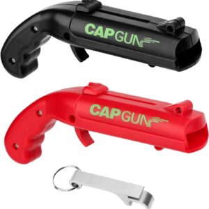 Cap Gun Bottle Opener 2 Packs Beer Opener Beer Gifts for Men