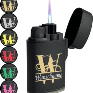 Windproof Lighter Personalised with Name & Initials UV Print