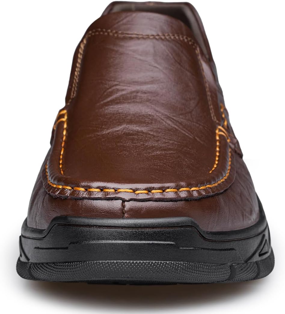 Men's Casual Shoes Slip On Loafers Leather Shoes for Dress Business Work Office – Bild 4