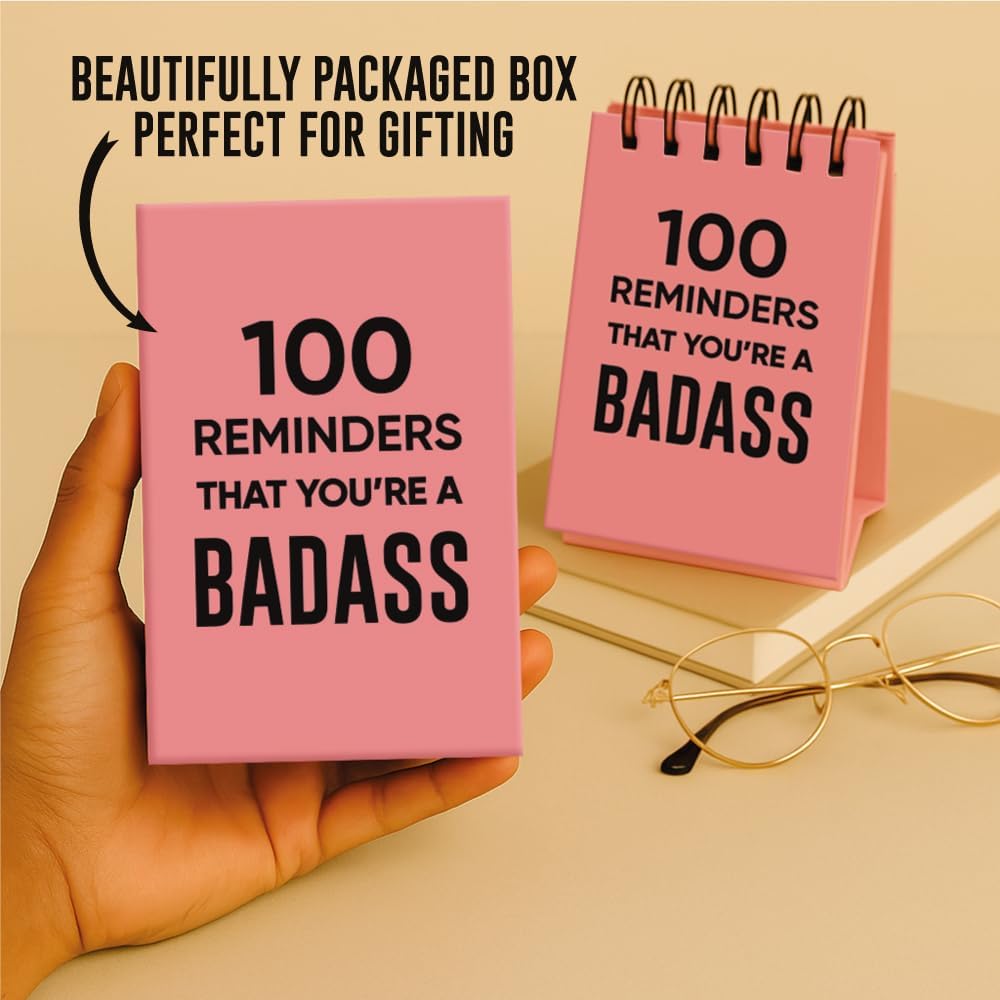 Astralux Affirmations for a Boss Babe Flip Book, Daily Positive Mindset Cards – Bild 6
