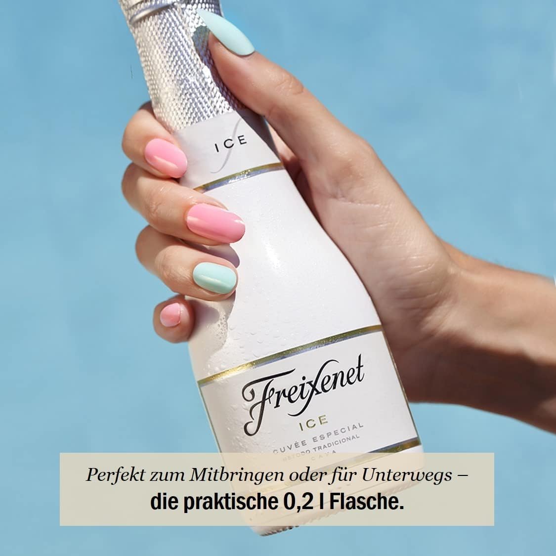 Freixenet ICE Cava (3 x 0.2 l) - Semi-dry, creamy sweet in taste with fresh nuances and aromas of tropical fruits, made according to the method of traditional bottle fermentation – Bild 5