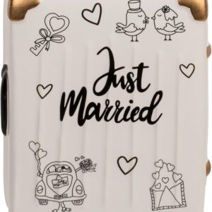 Money Box Bride and Groom Money Gift Idea Wedding Gift Trolley Suitcase