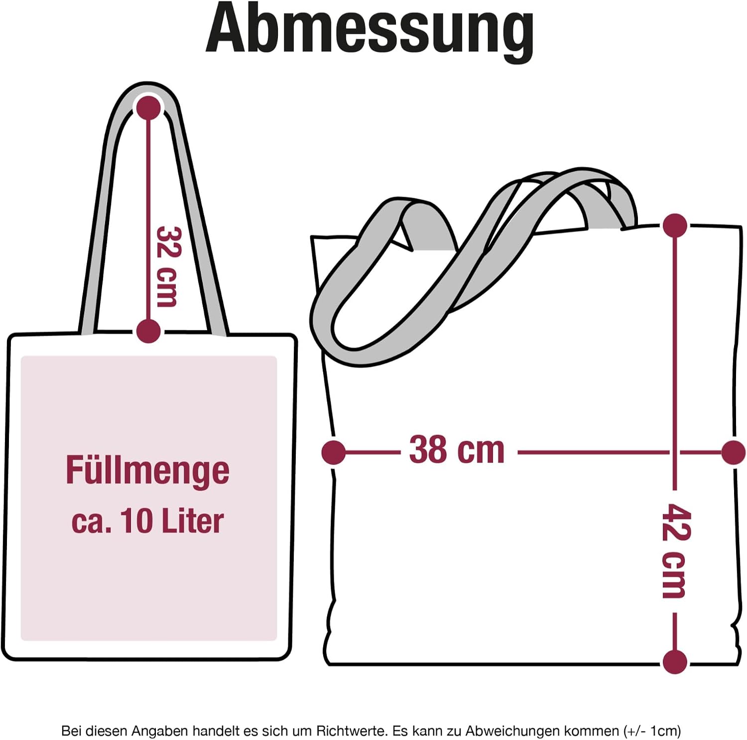 Geschenk mit Namen personalisiert by Shirtracer - Cotton Bag - Grandmother - Ich habe drei Titel Mama, Oma und Uroma - Uromas Gifts Mother's Day Great Grandmother Gift – Bild 5