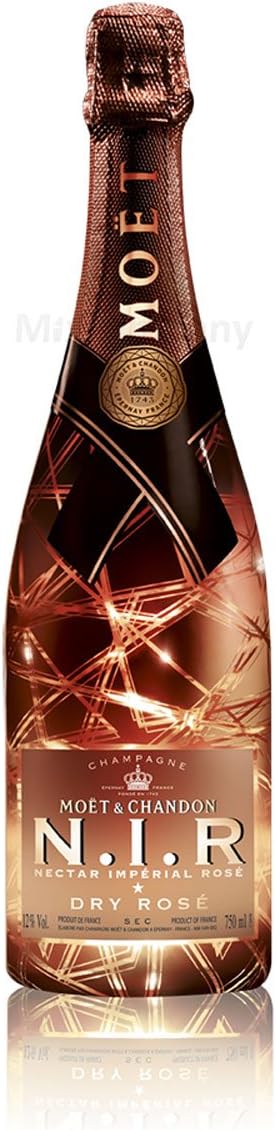 Moet & Chandon N.I.R. Nectar Impérial Dry Rosé Luminous Edition 0.75 L (12% Vol)