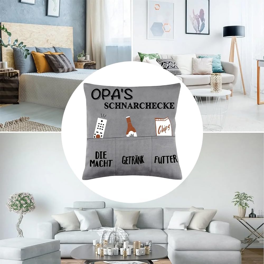 Grandpa Gift for Grandpa Cushion Cover 45 x 45 cm Gift Grandpa – Bild 7