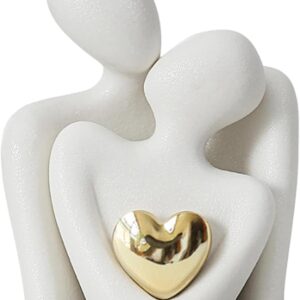 Romantic Couple Statue Wedding Gifts for Bride and Groom 9 x 6.5 cm
