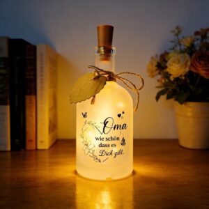 Gifts for Birthday Girl Boy LED Bottle Light Money Gifts Birthday (M, /)