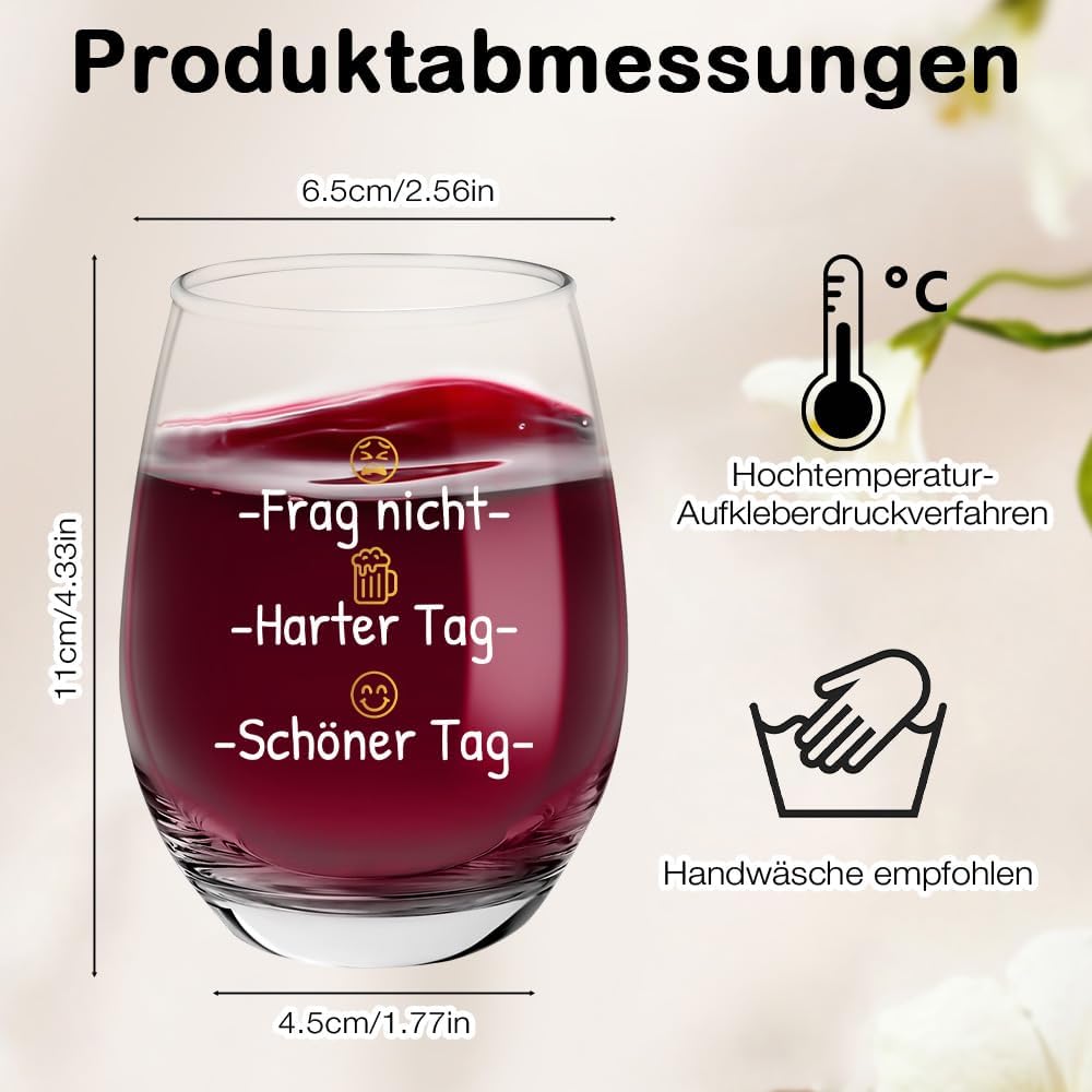 Funny Gifts Wine Glasses Funny Gifts for Men Women Funny Men Gifts Fun Gifts Birthday Gift Fun Unusual Gift for Colleagues Friends Bride and Groom Dads – Bild 2