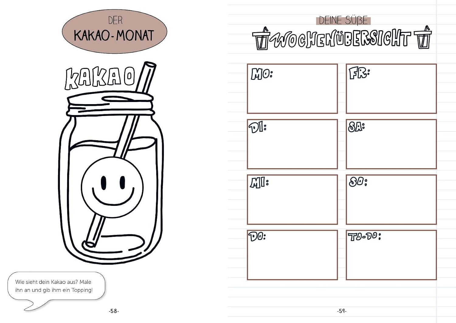 Das reizend kreative Bullet Journal - vom TikTok-Star jessiebluegrey - Bring dein Leben endlich unter Kontrolle: Mit 52 Wochenübersichten und über 50 kreativen Mitmachseiten – Bild 6
