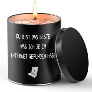 Valentine's Day Funny Gift for Him, 9 oz Scented Candle, Valentine's Day