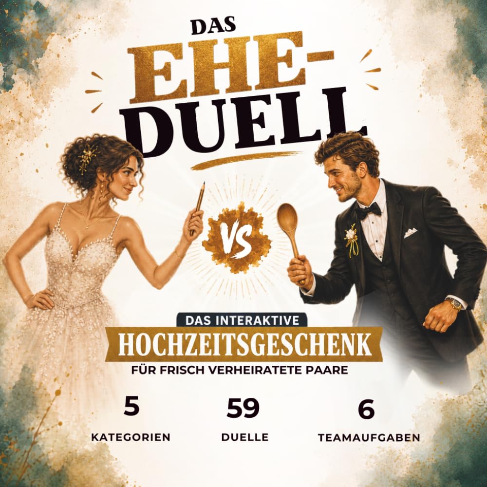 Das Ehe-Duell: Das interaktive Hochzeitsgeschenk für frisch verheiratete Paare