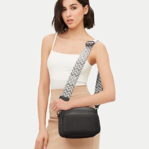 GASSDA Women's Small Shoulder Bag, PU Leather Crossbody Bag, Modern Bags with Removable Shoulder Strap