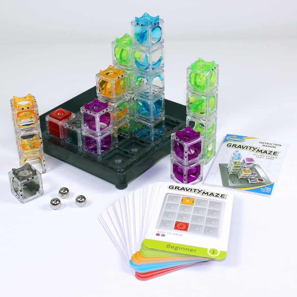 ThinkFun - 76433 - Gravity Maze - the exciting ball maze for girls and boys from 8 years, brain training with a marble run in updated packaging design. – Bild 6