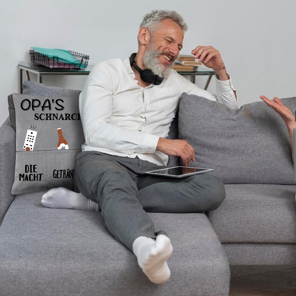 Grandpa Gift for Grandpa Cushion Cover 45 x 45 cm Gift Grandpa – Bild 4