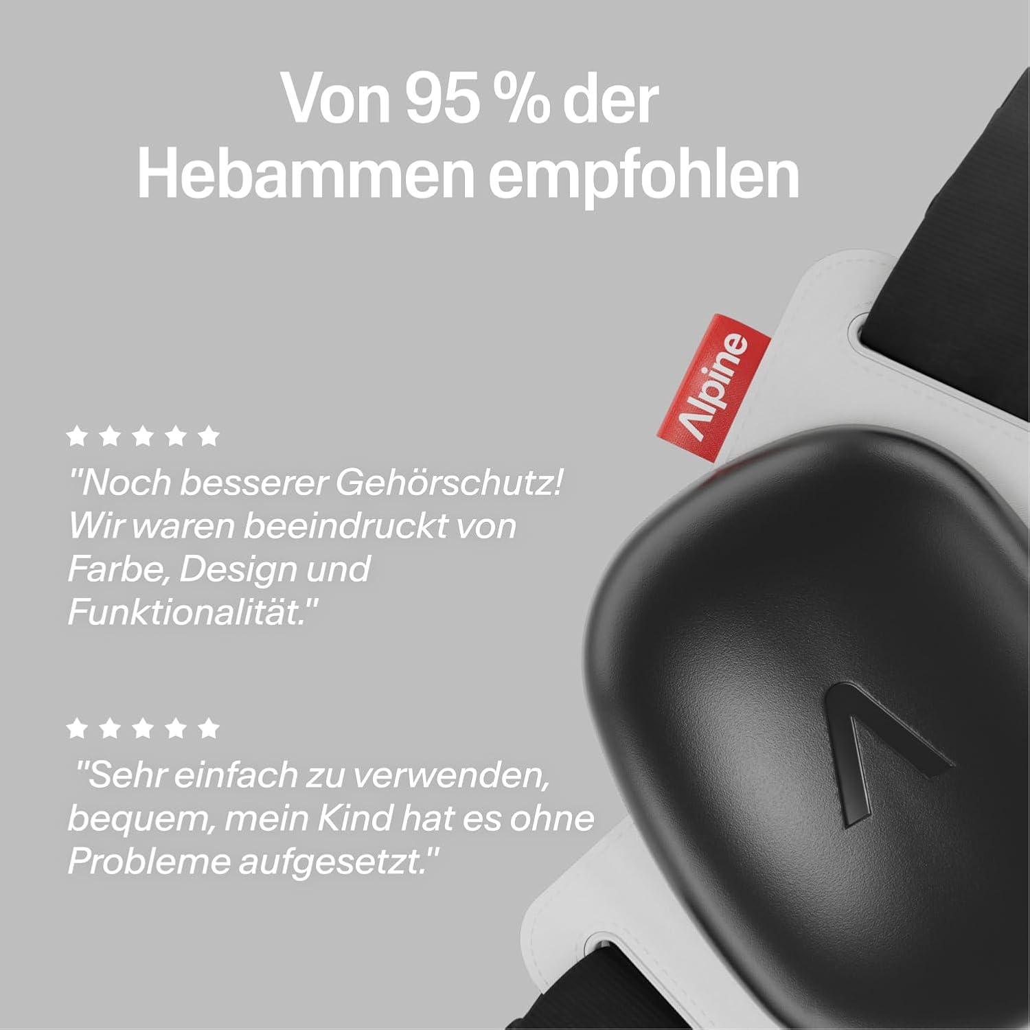 Alpine Muffy Baby Comfort Hearing Protection Headphones 24 dB up to 5 Years – Bild 5