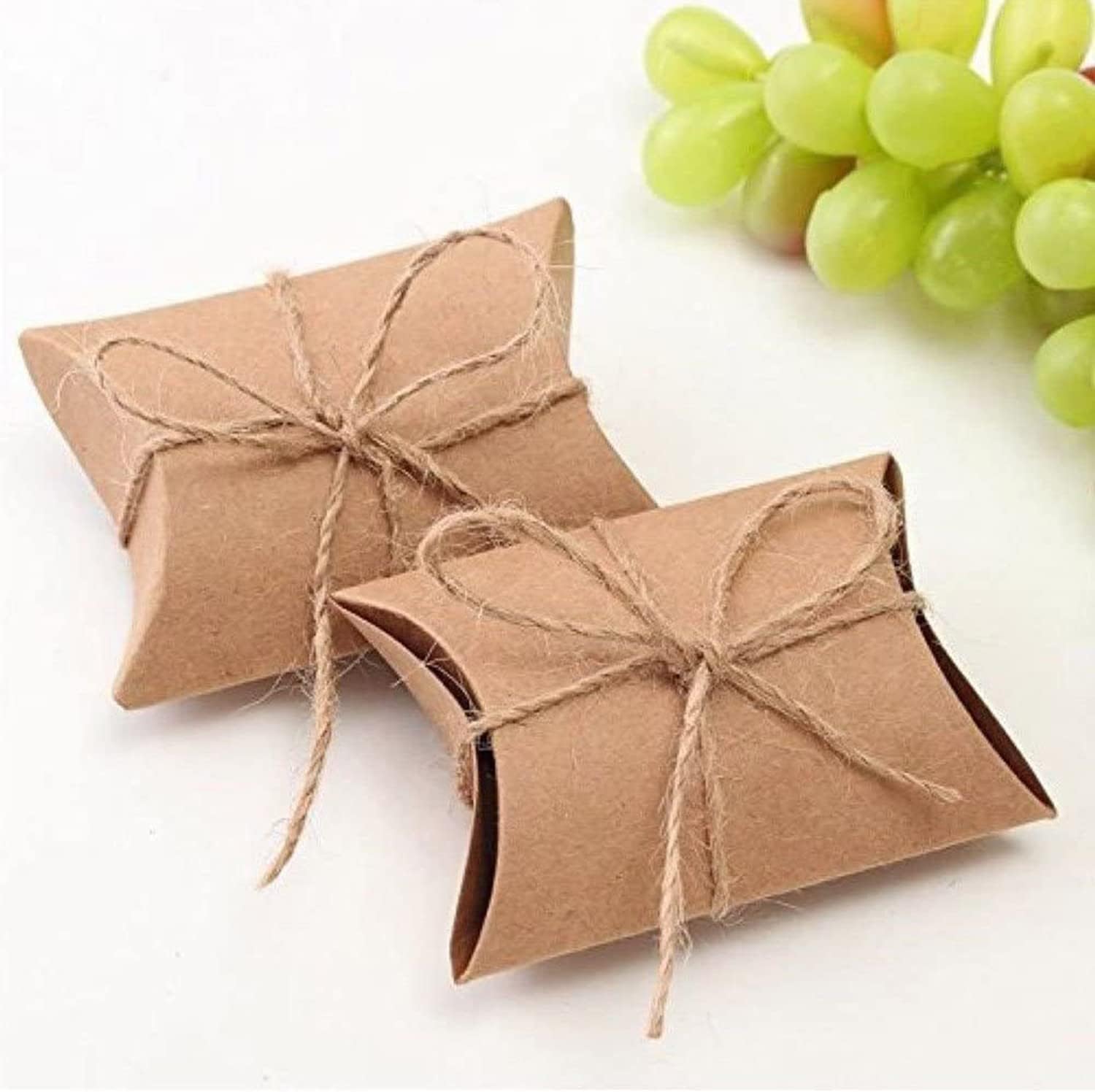 Pack of 100 Vintage Kraft Paper Gift Box, Kraft Paper Bags Gift Box, Small Gift Box, Kraft Paper, Vintage Gift Box Small, Kraft Paper Gift Box for Christmas, Sweets – Bild 7