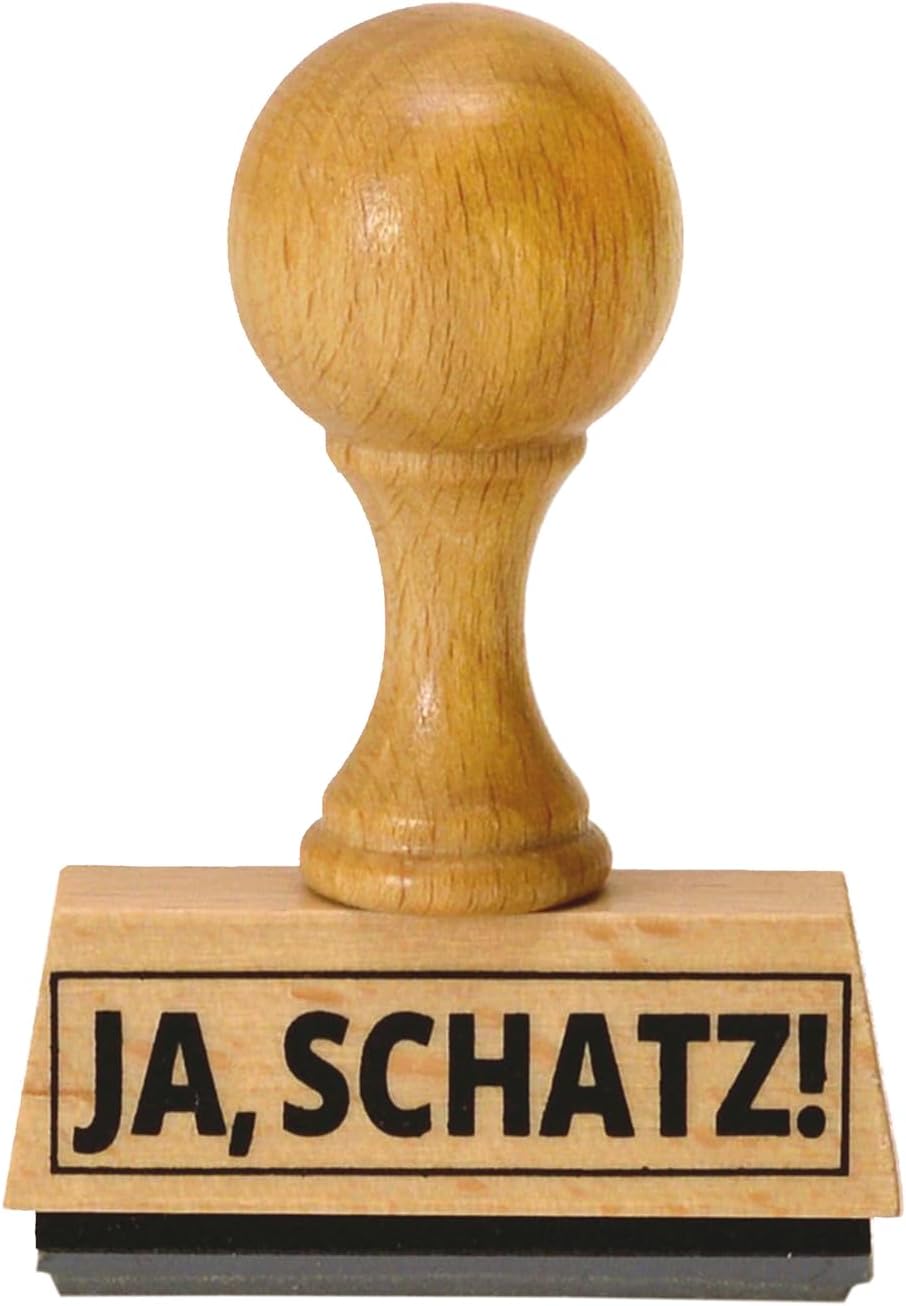 trendaffe Der Ja, Schatz! Wooden Stamp – Bild 2