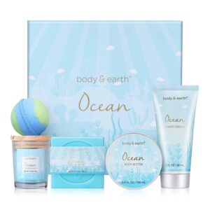 BODY & EARTH Gifts for Women – Care Set for Women Sea Fragrance