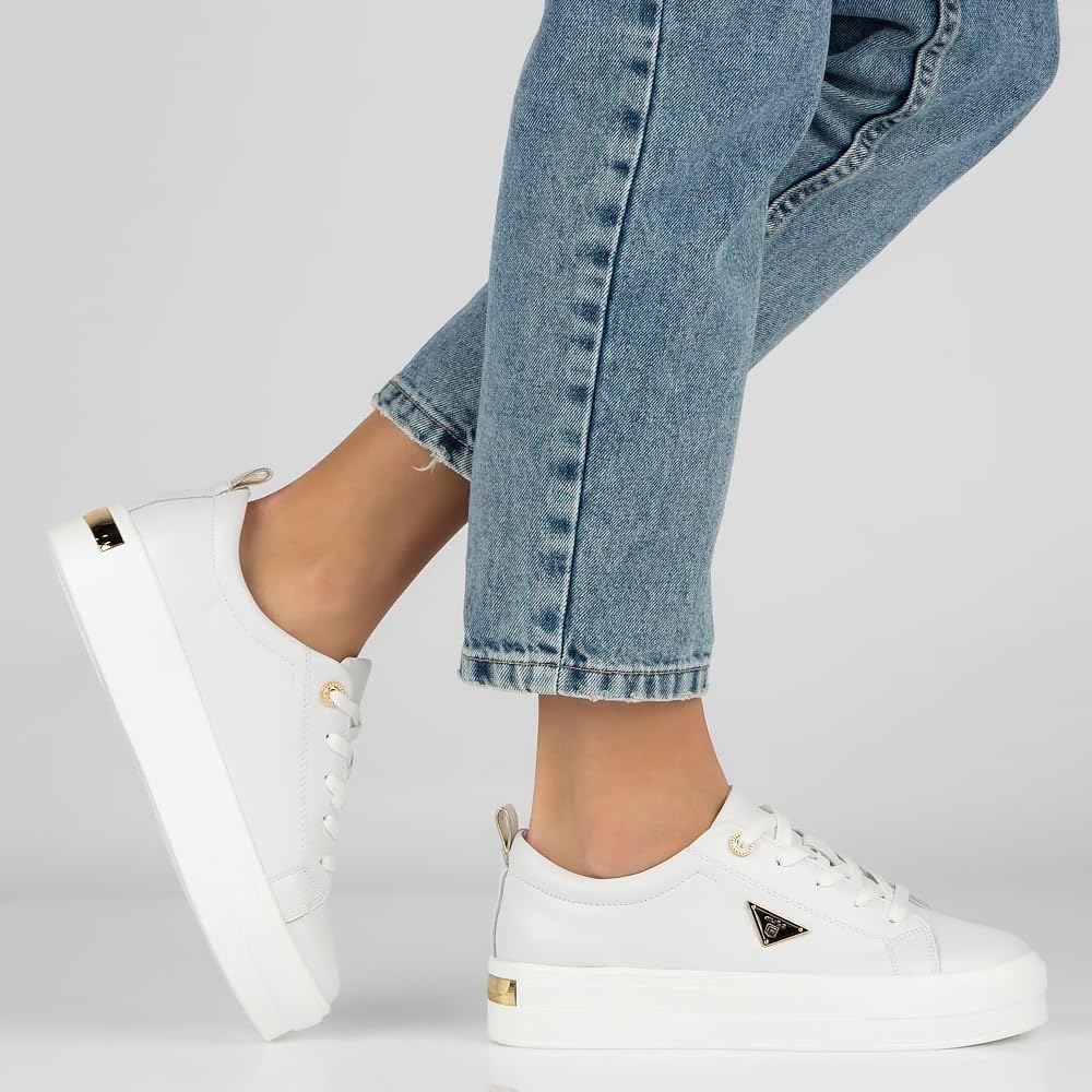 FILIPPO Platform Trainers Women's Leather Shoes Women's Trainers Leather Low Shoes – Bild 2