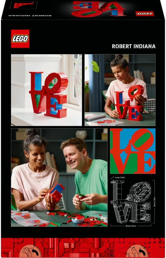 LEGO Art Love - Model Making for Adults - Decorative Art Object for Building - Creative Activity for Women and Men - Gift Idea for Couples - 31214 – Bild 11