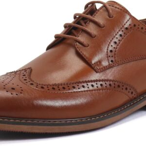 KUDORO Men's Suit Shoes, Classic Business Lace-Up Shoes