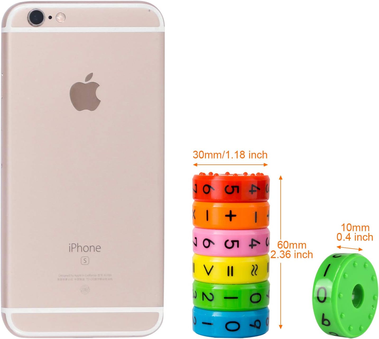 Kesote 2 Pieces Educational Toy Maths Calculation Roll School Maths Learning Calculation Toy Back to School – Bild 2