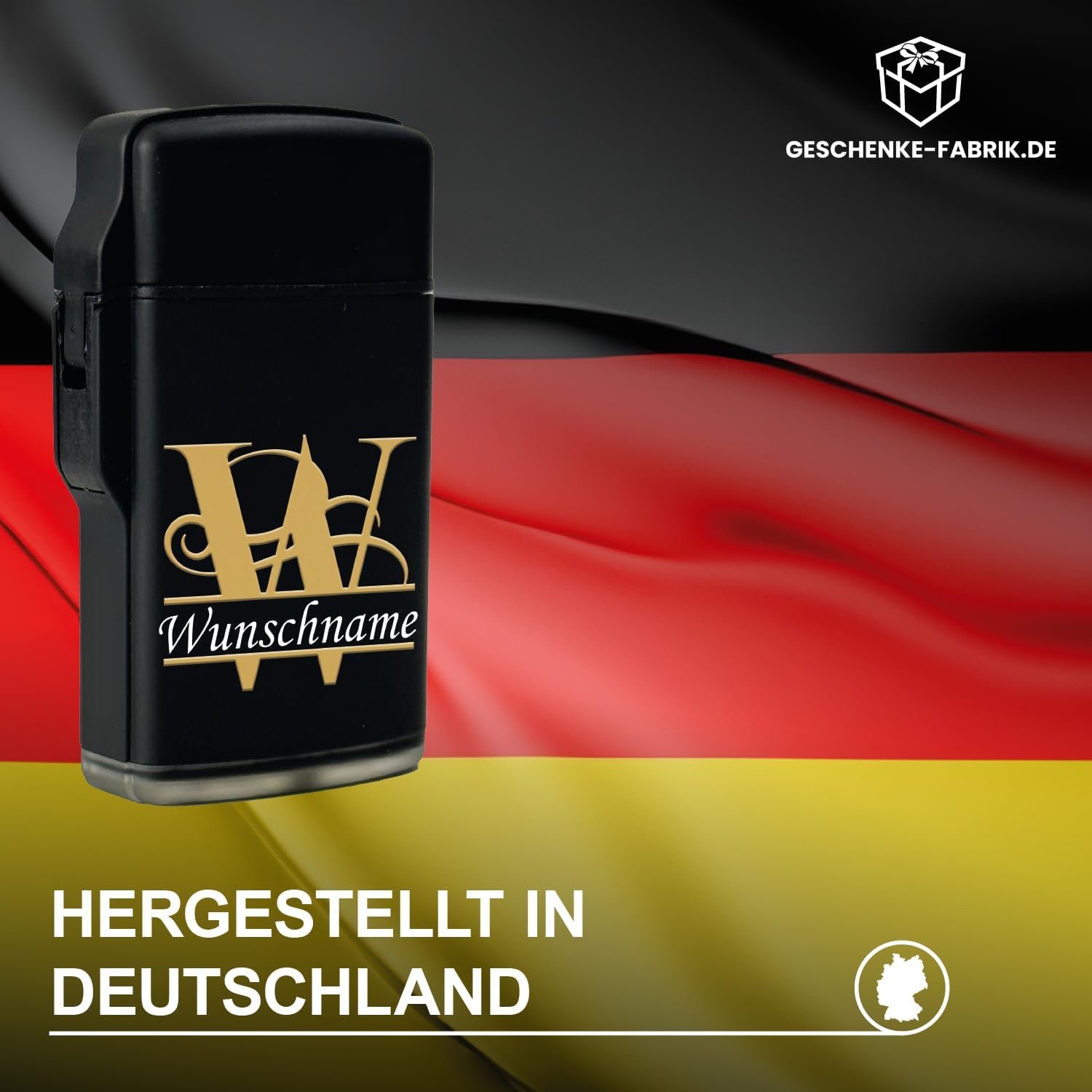Windproof Lighter Personalised with Name & Initials UV Print – Bild 6
