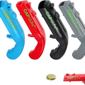 Bottle Opener Gun, Pack of 4, Funny Shot Bottle Opener, Beer Gifts for Men, Beer Opener Gun for Use at Home, Bar or Party