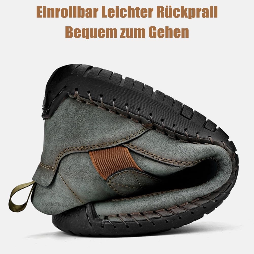 Montela Trainers, Comfortable & Painless Orthopaedic Trainers, Comfortable Supportive Leather Shoes, Waterproof Barefoot Shoes – Bild 7