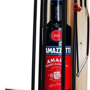Personalised Gifts for Men Women Gift Idea – Iron Reserve Black Edition Ramazzotti Liqueur (1 x 0.70 L) Including Emergency Saw – Dad Mum Birthday Wedding