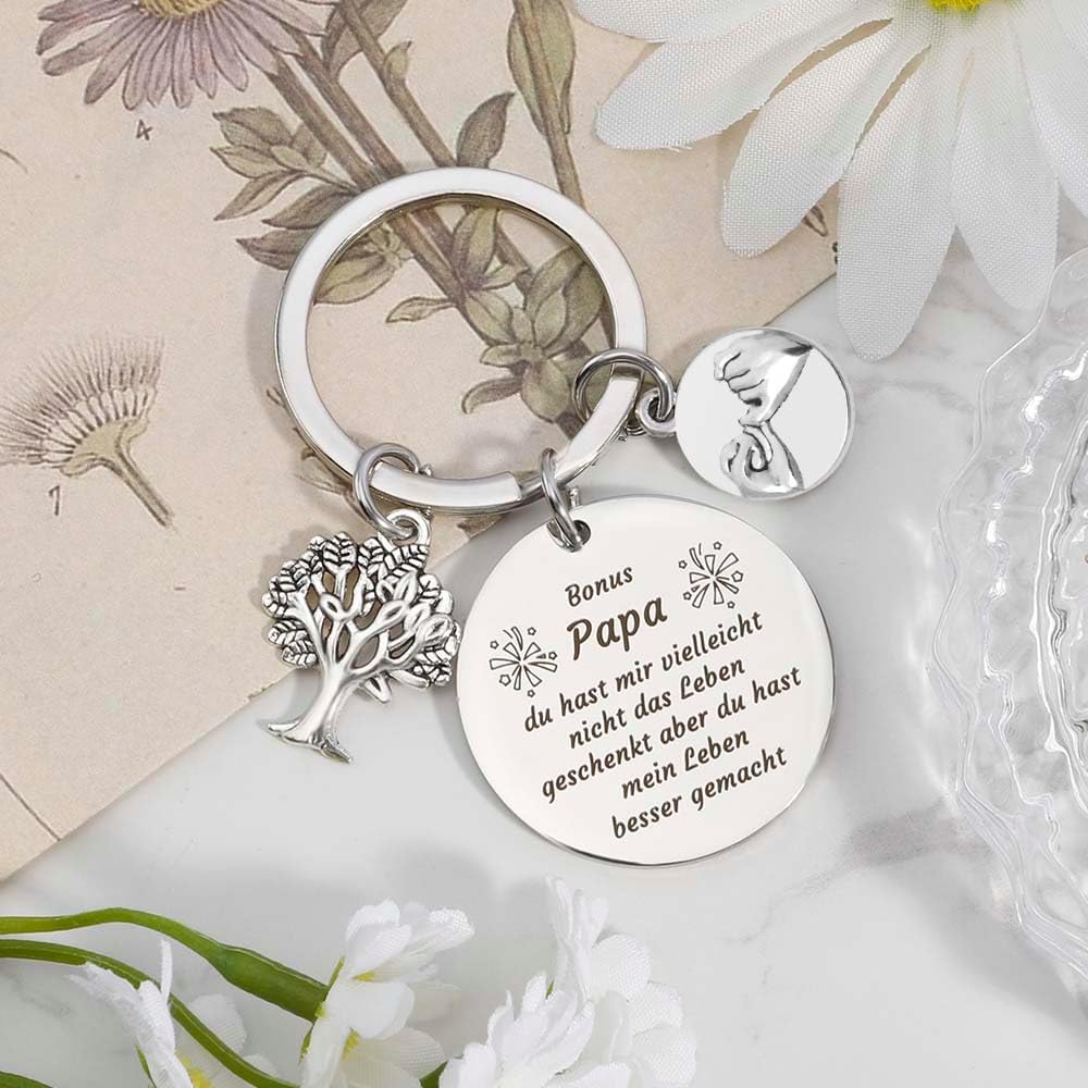 Dad Gift Father's Day Keyring Gifts Birthday Dad Gifts For Father's Day Best Dad Gifts Bonus Dad Gift Stepdad Gift Father Daughter Thank You Gift Christmas – Bild 4